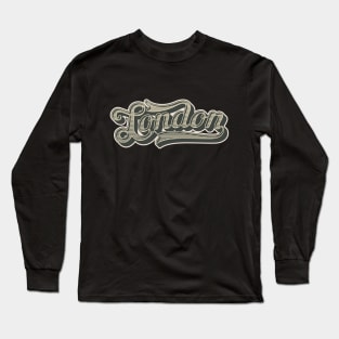 London - London Vintage Schriftzug - London Style Long Sleeve T-Shirt